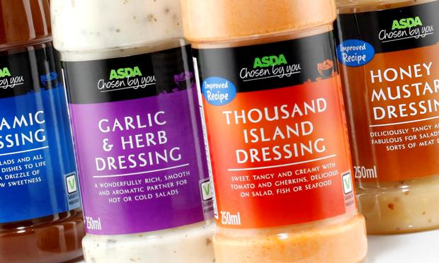 Asda switches Chosen By You salad dressings from glass to plastic